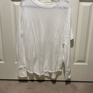 Zella White Long Sleeve Tee